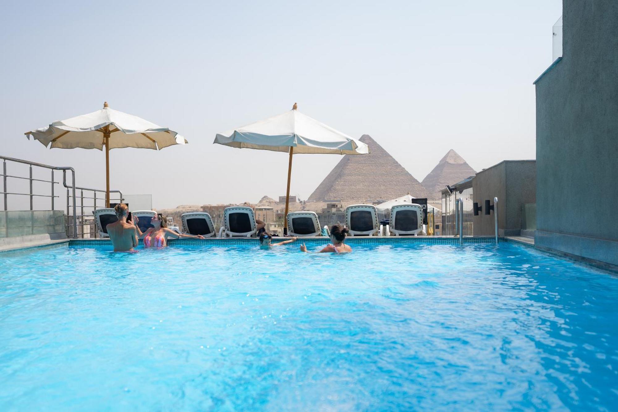New Pyramid Front Hotel Al Kawm al Akhdar Екстер'єр фото